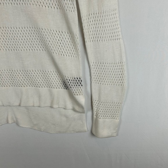 NWT Rag & Bone Genevieve Raglan Pullover Top Knit‎ Sweater White XS **FLAW** - Picture 8 of 11